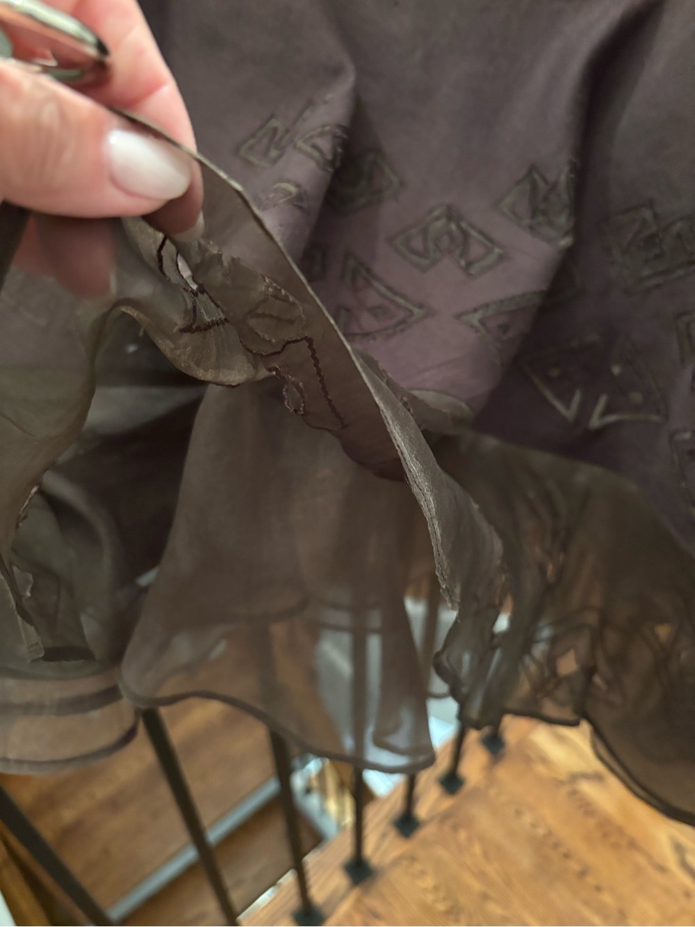 Fully lined Women's Brown A-Line Skirt from Planet - Picture 5 of 7